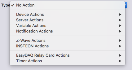 Action Type Menu Image