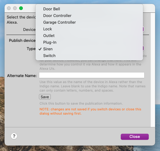 Alexa Type Popup Image