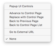 Client Actions Control Page Popup Image