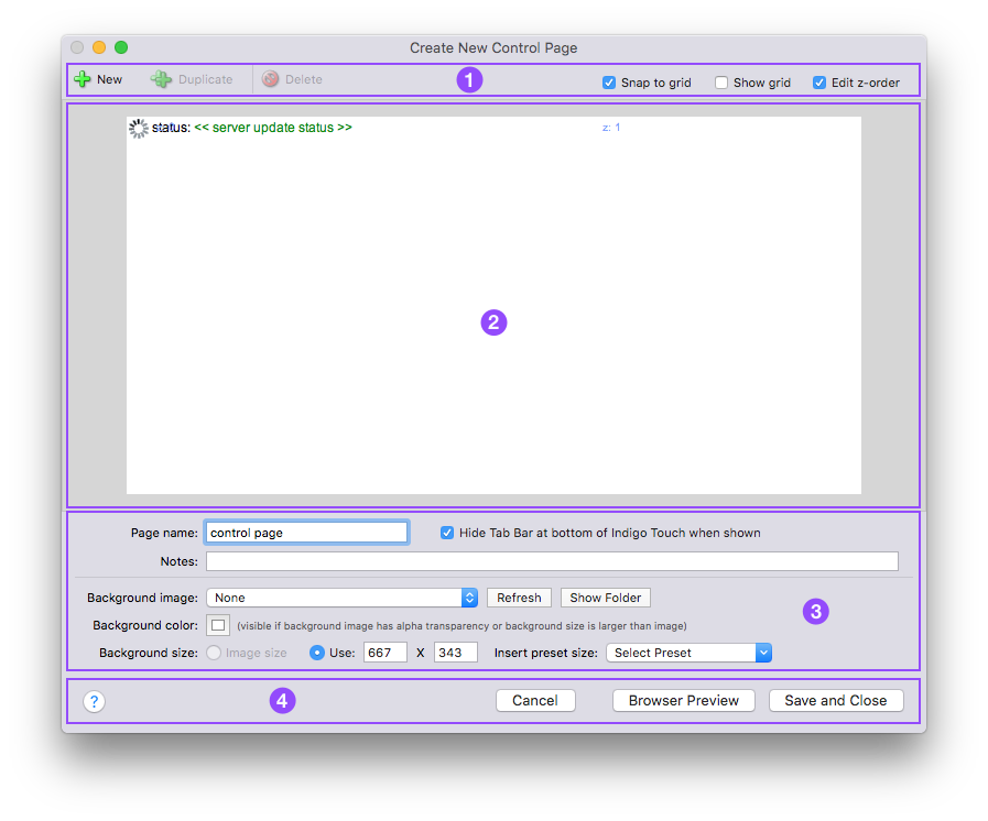 Control Page Editor Image