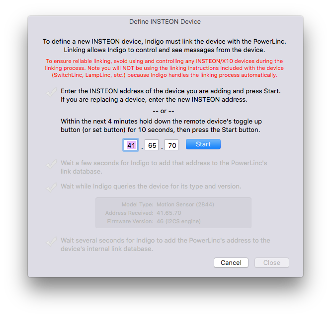 Define Insteon Dialog Image