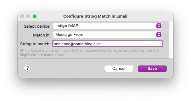 Email String Match Event Image