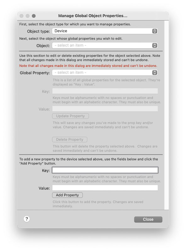 Global Property Manager Configuration Dialog Image