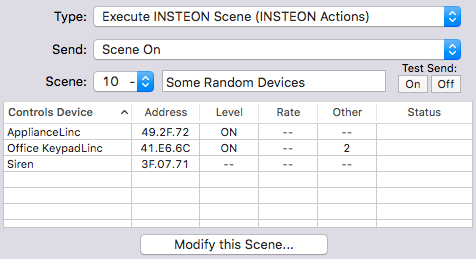 Insteon Scene Action Image