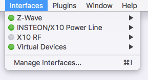 Interfaces Menu Image