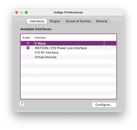 Interfaces Tab Image