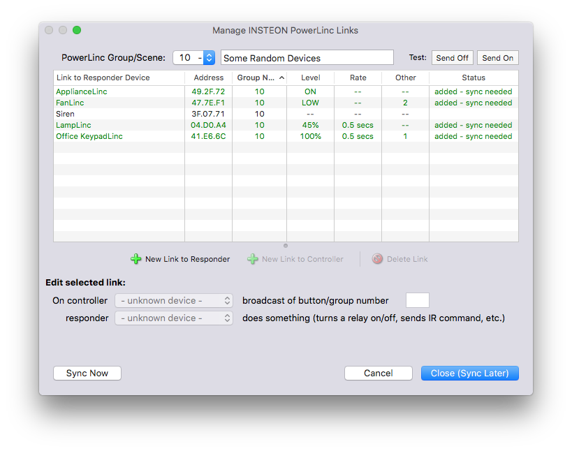 Manage Powerlinc Scenes Image