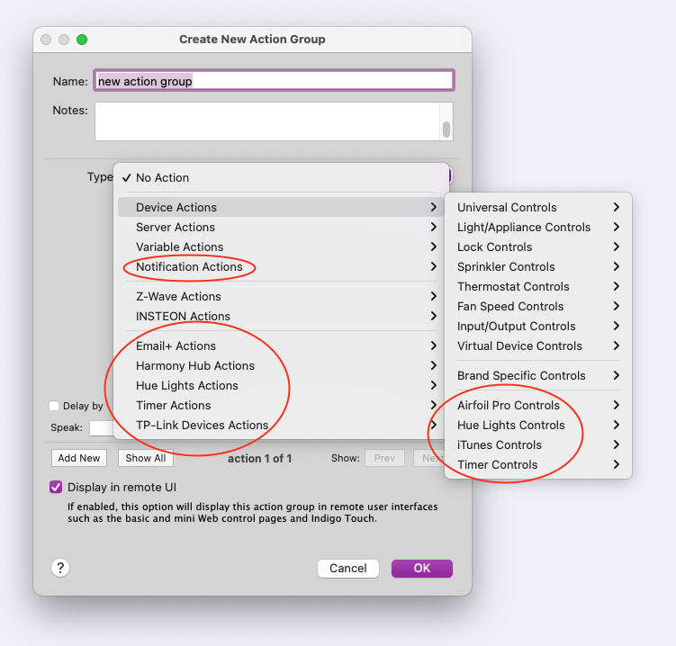 Plugin Actions Image