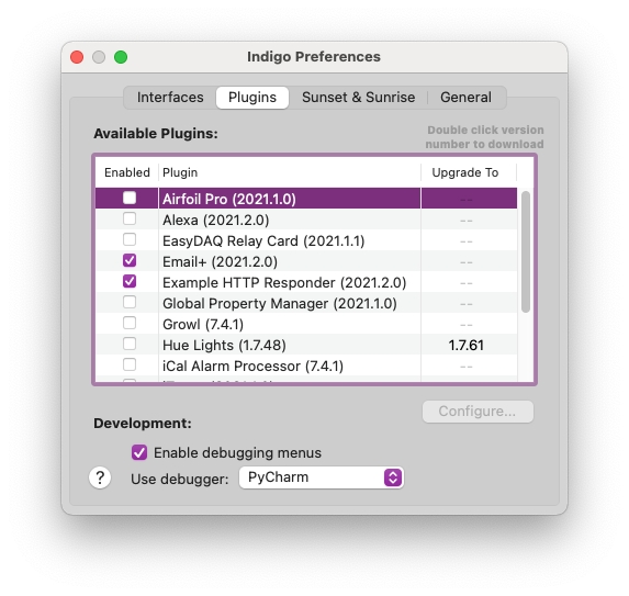 Plugins Tab Image