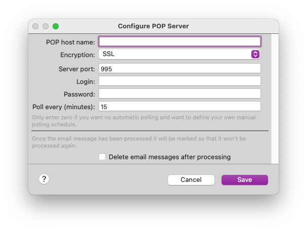 POP Server Image