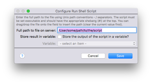 Run Shell Script Action Image