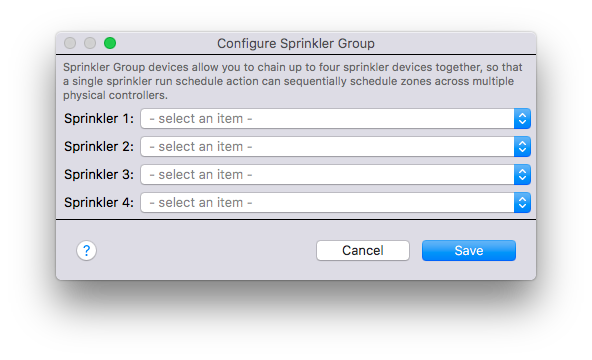 Sprinkler Group Configuration Image