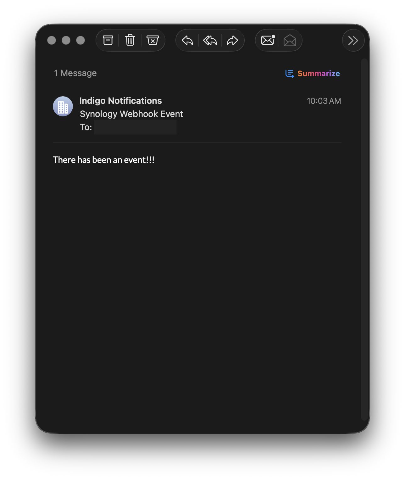 Webhook Email