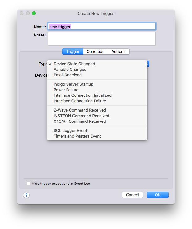 Trigger Dialog Image