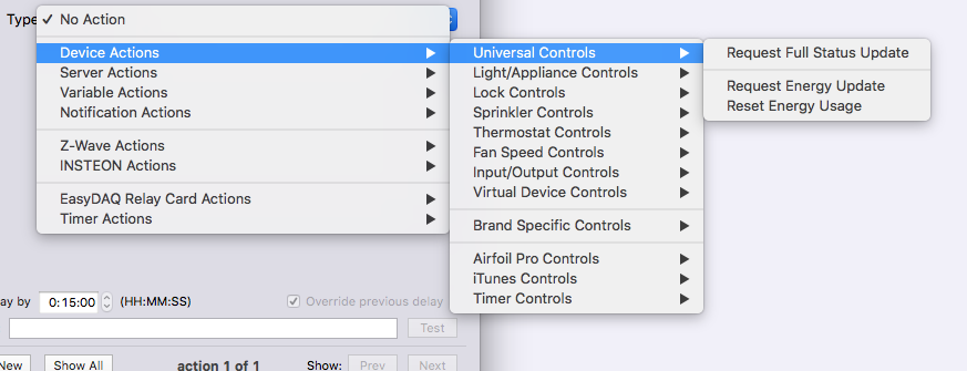 Universal Controls Menu Image